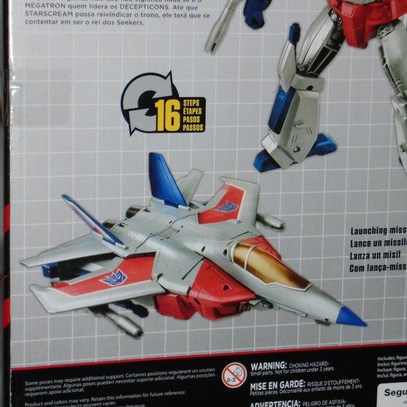 HASBRO, TRANSFORMERS, COMBINER WARS, STARSCREAM, DECEPTICON ACTION FIGURE, NEW!! - Picture 12 of 12